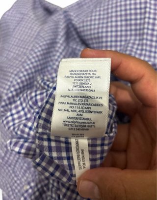 Polo Ralph Lauren Camisa Cuadros Talla L
