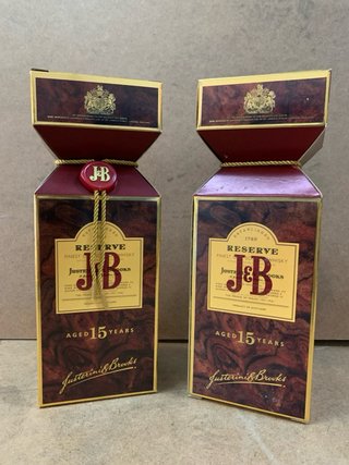 Botella J&B 15 Años Reserva (Vacía...)