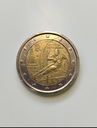 Moneda 2€ Juegos de Invierno de Turín, Italia 2006