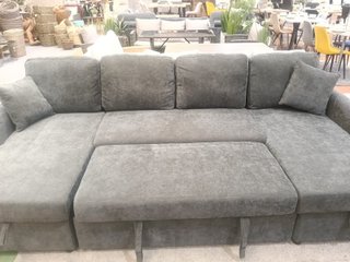 Sofá Cama Chaise Longue Gris