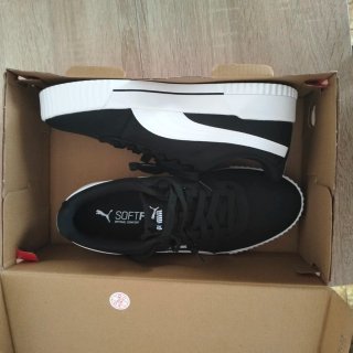 Zapatillas Puma Mujer Negras Blancas Nuevas