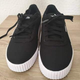 Zapatillas Puma Mujer Negras Blancas Nuevas