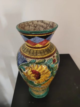 Conjunto Jarrones de cerámica multicolores
