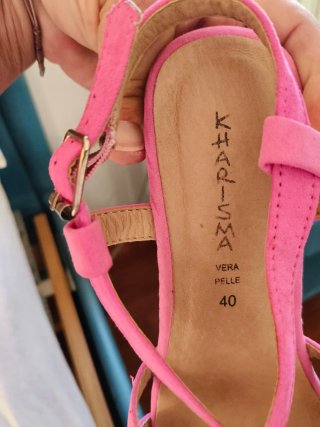 Sandali Kharisma multicolor con zeppa