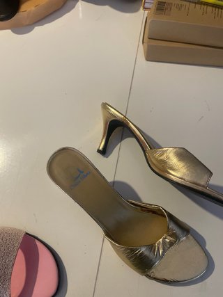 4 Pares Sandalias Tacón Talla 39