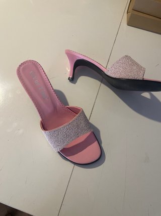 4 Pares Sandalias Tacón Talla 39