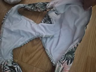 Braga bikini estampado tropical