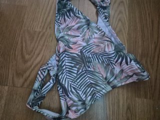 Braga bikini estampado tropical
