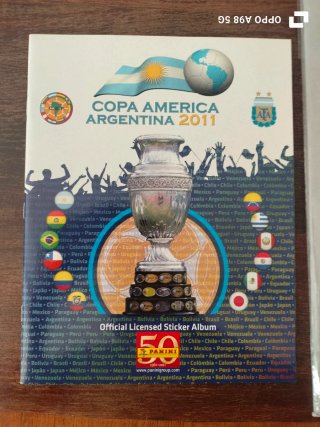 Álbum cromos Stickers Copa América 2011 Completo