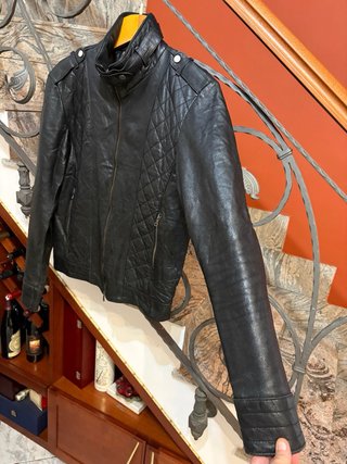 Giacca Biker in Vera Pelle Vintage Morbida comoda