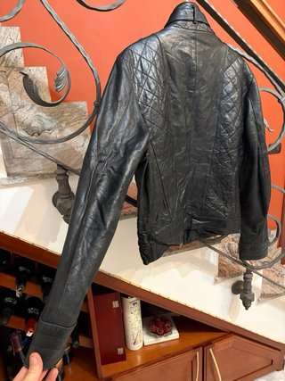 Giacca Biker in Vera Pelle Vintage Morbida comoda