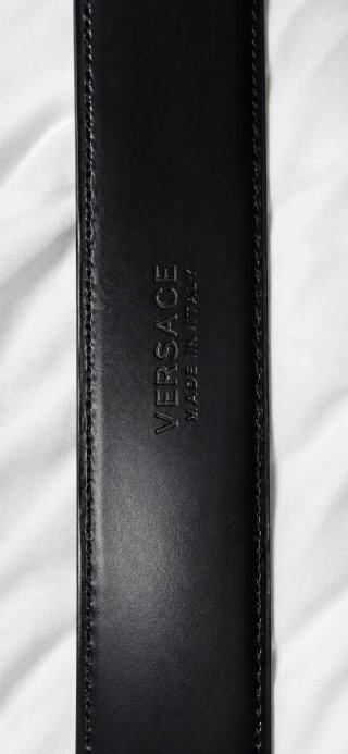 Cinturón Versace Medusa Oro Piel Made in Italy