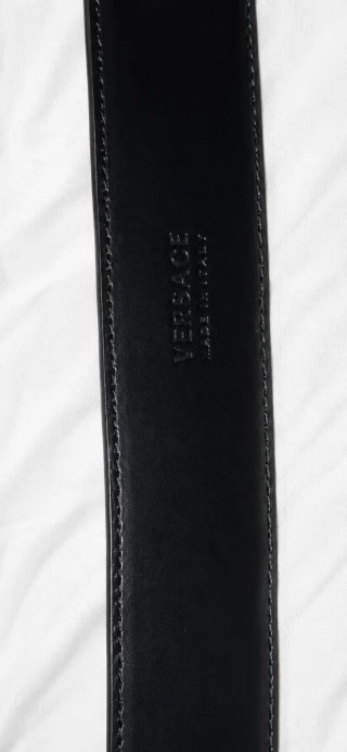 Cinturón Versace Medusa Oro Piel Made in Italy