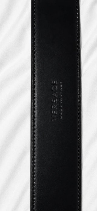 Cinturón Versace Medusa Oro Piel Made in Italy