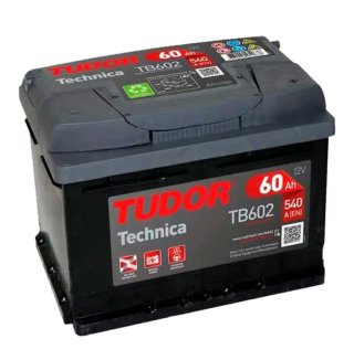 Batería Tudor 12V 60Ah 540A