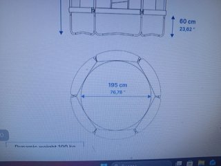 Cama elástica redonda 240 cm