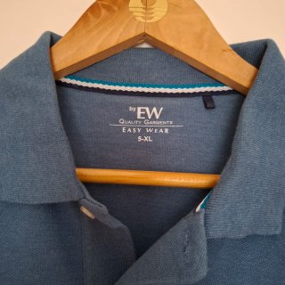 Polo Easy Wear Azul 5XL
