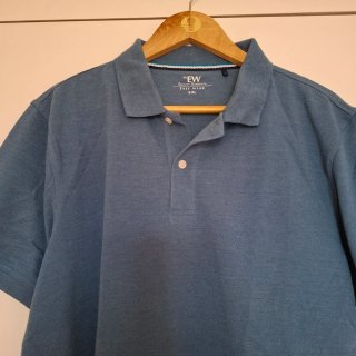 Polo Easy Wear Azul 5XL