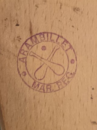 Pala de frontón de madera