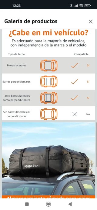 Baúl para coche de polipiel negro,muy resistente.
