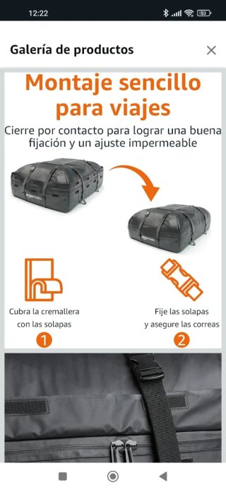 Baúl para coche de polipiel negro,muy resistente.