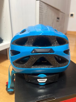 Casco de bici Orbea azul y blanco