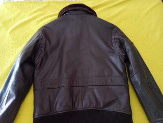 Cazadora Avirex G-1 Top Gun Cuero Marrón