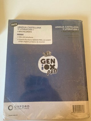 Lengua castellana y literatura I. Libro del est...