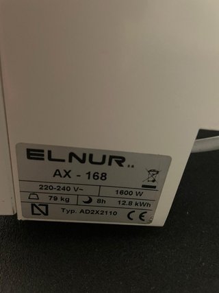 Elnur Acumuladores 1600, 1600w y800w 130€ los 3