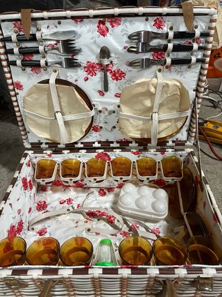 Cesta picnic vintage