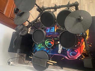 Batería Electrónica + Ampli y Cascos