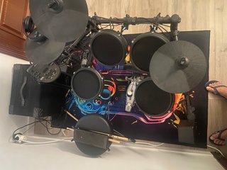 Batería Electrónica + Ampli y Cascos