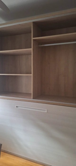 Dormitorio juvenil completo cama de 90 abatible