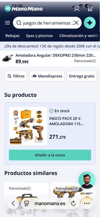 Maletín Herramientas Inalámbricas Ingco