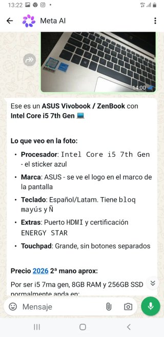 Portátil Asus Plata y Negro con su cargador ( pre