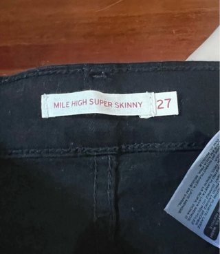 Pantalón Levi's Skinny Negro
