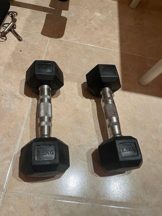 Confezione di manubri regolabili per palestra