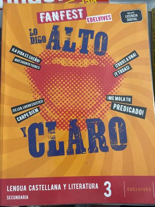Lengua castellana y literatura 3 Secundaria