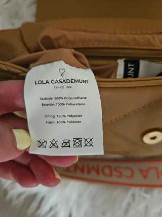 Bandolera Lola Casademunt Marrón y Dorada