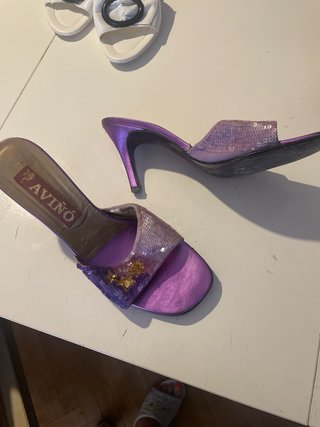 4 Sandalias Tacón Talla 39