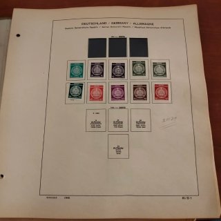 Album francobolli Germania Democratica DDR