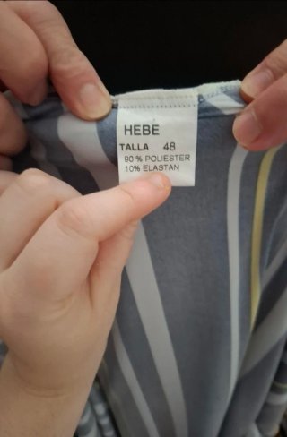 Vestido largo rayas aberturas talla única