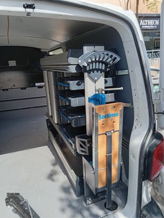 Equipamiento para furgonetas de trabajo