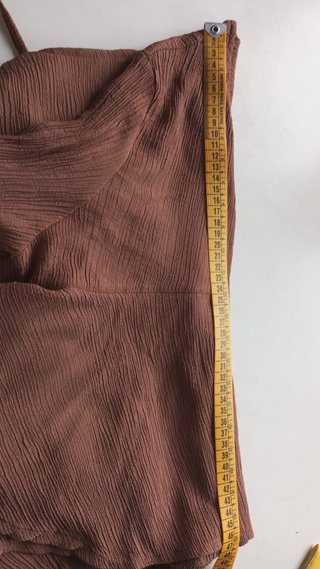 Blusa vintage marrón