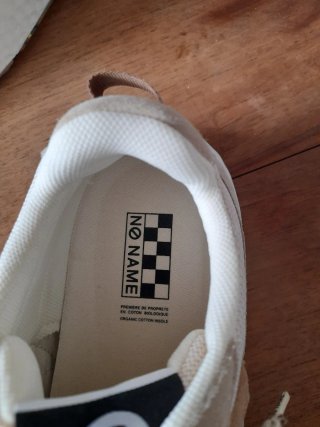 Zapatillas No Name Beige y Blancas Mujer