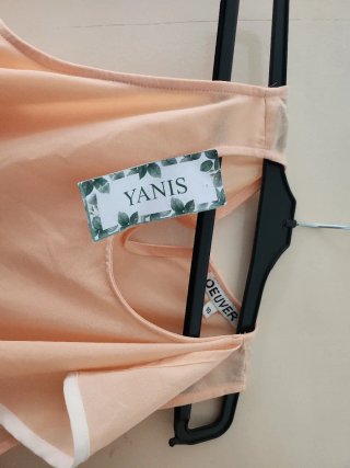 Camisa OEUVER Verano Mujer Talla M Naranja
