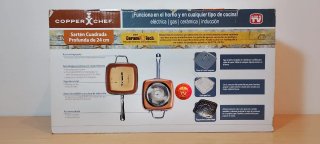 Sartén Cuadrada Copper Chef. NUEVO