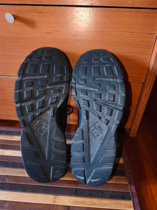Zapatillas Nike Air Huarache Hombre Negras