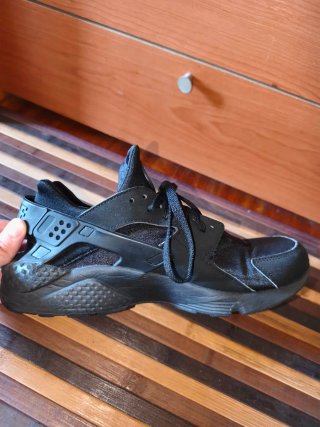 Zapatillas Nike Air Huarache Hombre Negras