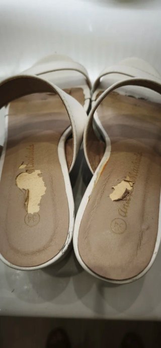 Sandalias blancas talla 34, calzado español